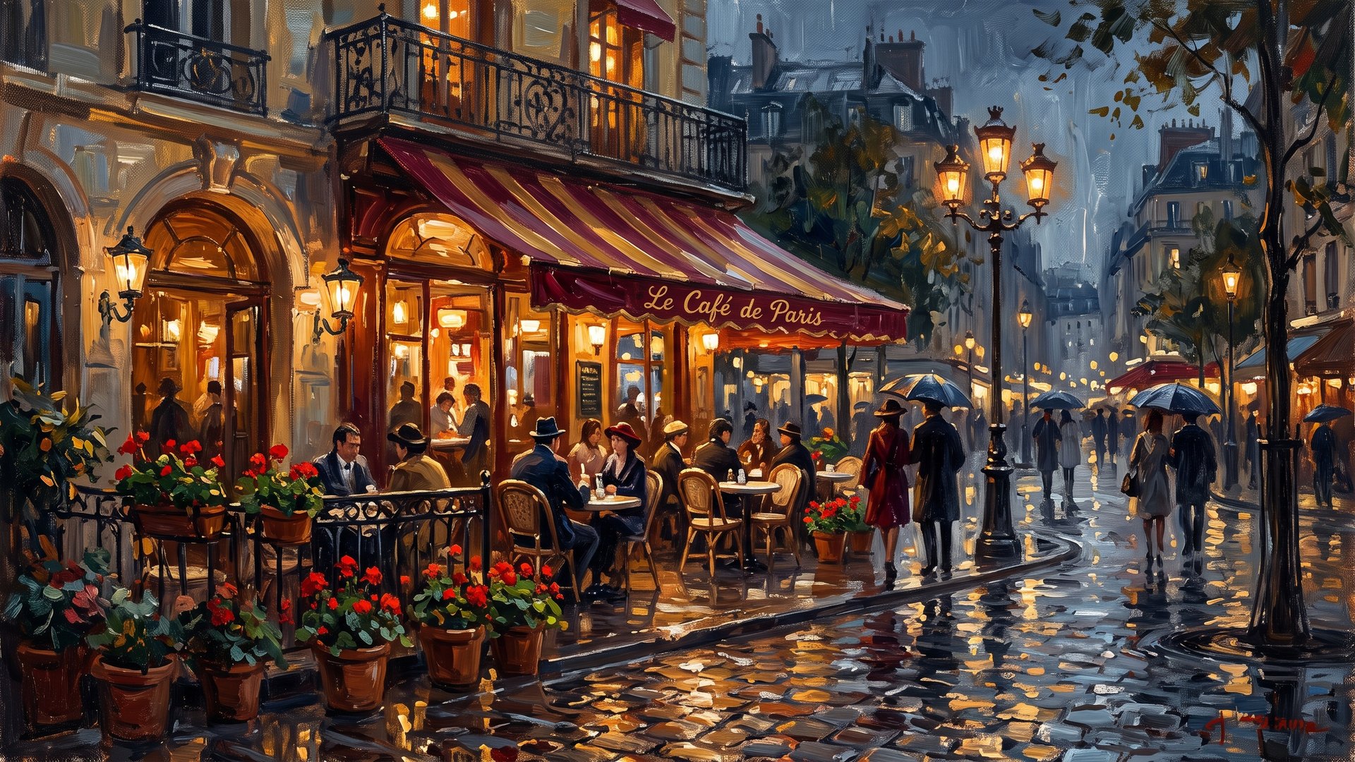Rainy Night Cafe