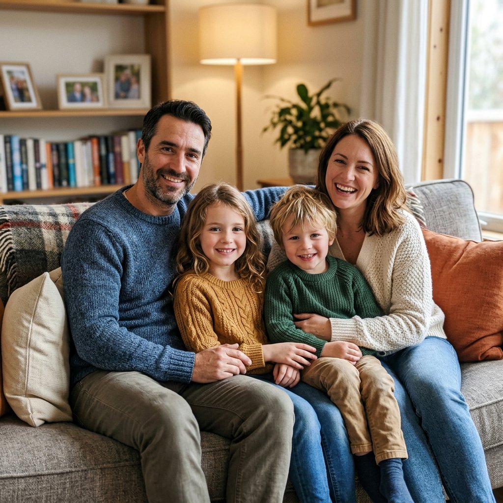 Family photo before